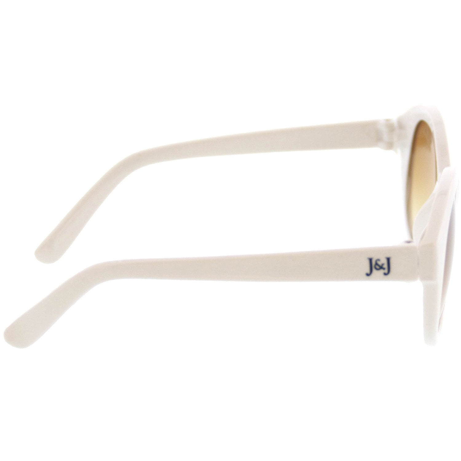 Janie And Jack Shimmer Round Sunglasses 200386294 White